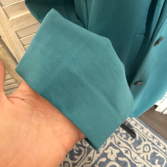 J. JILL WEAREVER COLLECTION Women's L Ponte Knit Button Blazer Career Beachy - Picture 9 of 15